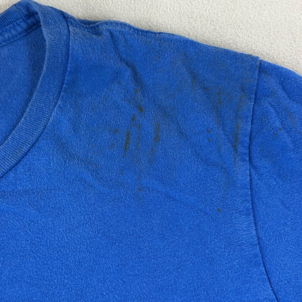 Chicago Cubs Majestic T Shirt Mens Large Blue MLB Baseball Graphic Tee - Picture 6 of 12